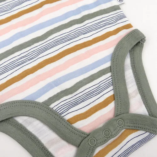 Vista 3 de HonestBaby Multipack Gift Sets Mix Match Outfits 100% Organic Cotton for Newborn Infant Baby Boys, Girls, Unisex (LEGACY)