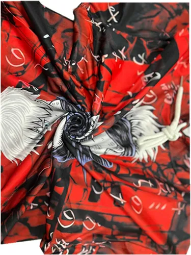 Vista 3 de Sudaderas con capucha y pantalones deportivos de anime unisex Itadori Cosplay Fushiguro Megumi Cosplay sudaderas con capucha