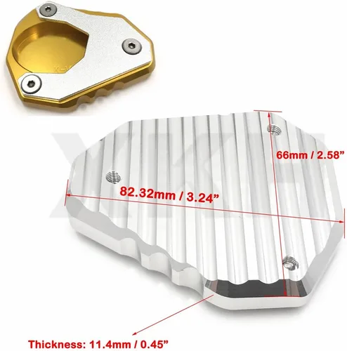 Vista 7 de XKH - Soporte lateral para soporte de patatas extensible para Kawasaki Versys 650 2015-2018