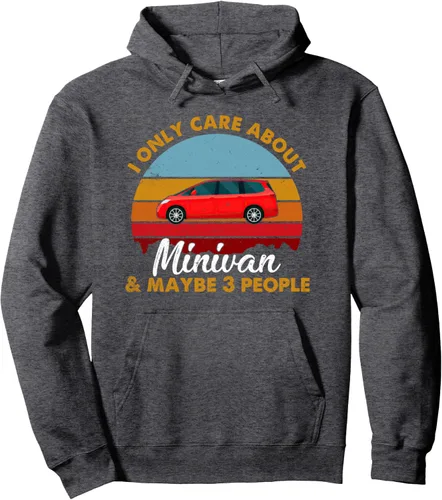 Vista 4 de Retro Style Sunset Minivan Car Pullover Hoodie