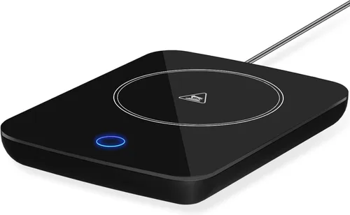 Vista 8 de Misby Calentador de taza de café, calentador de tazas para uso de escritorio con apagado automático, calentador de café por inducción por gravedad