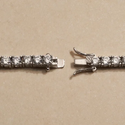 Vista 3 de Ross-Simons 10.00 ct. t.w. CZ Tennis Bracelet in Sterling Silver