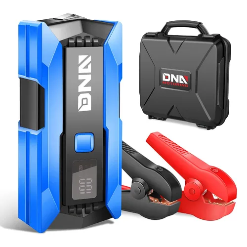 Vista 17 de DNA MOTORING 12V 1500A 15000 mAh Arrancador de batería portátil para auto, paquete de cargadores de batería, caja de puente, para hasta 7.0L de gas