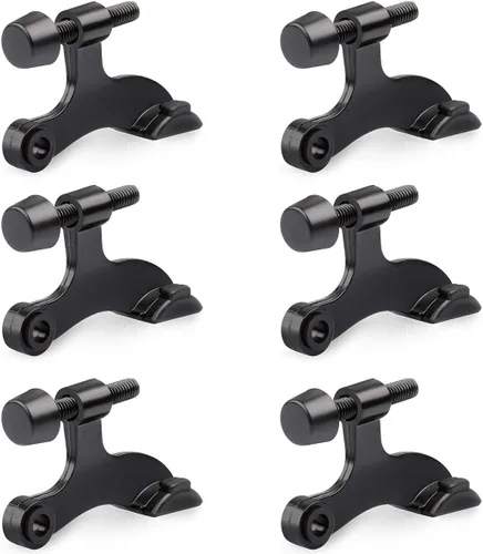 Vista 14 de HOMOTEK Paquete de 3 Topes de Puerta de Latón Antiguo con Pasador de Bisagra, Tope de Puerta Ajustable de Lujo Resistente de 2-1/2"x1-3/4