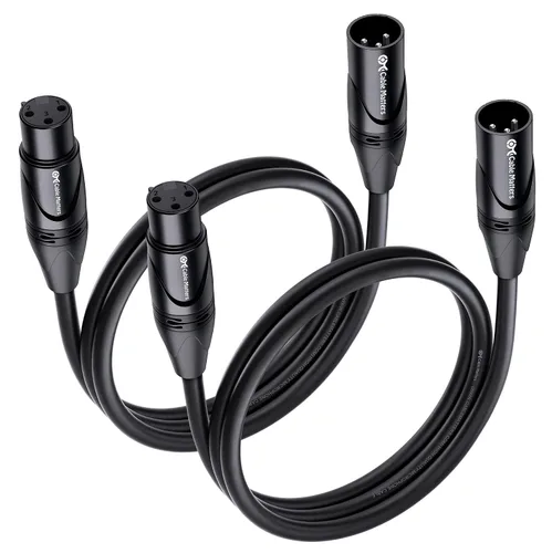 Vista 14 de Cable Matters Paquete de 2 cables XLR a XLR de alta calidad, cable