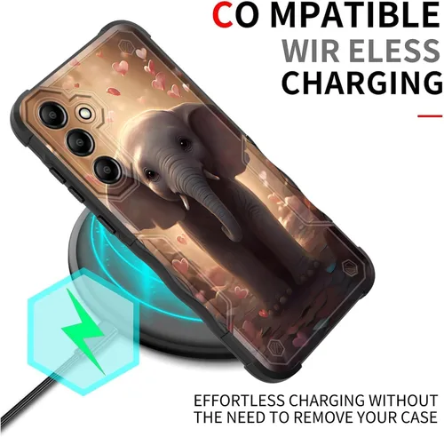 Vista 674 de Funda para Galaxy A14 5G, [Doble Capa][Protección contra Caídas de Grado Militar de 10 Pies] [Antideslizante] Funda Resistente a Prueba de Golpes