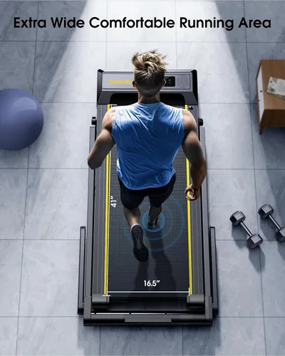 Vista 13 de Walking Pad Treadmill with 12% Incline, 4 in 1 Folding Treadmill for Home/Office with Handle Bar, 2.5HP Under Desk Treadmills Portable Walking Pad