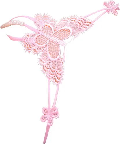 Vista 6 de Zzalalana Tangas de lencería sexy de malla transparente para mujer, para sexo, juego travieso, kawaii, mariposa, encaje transparente, tanga