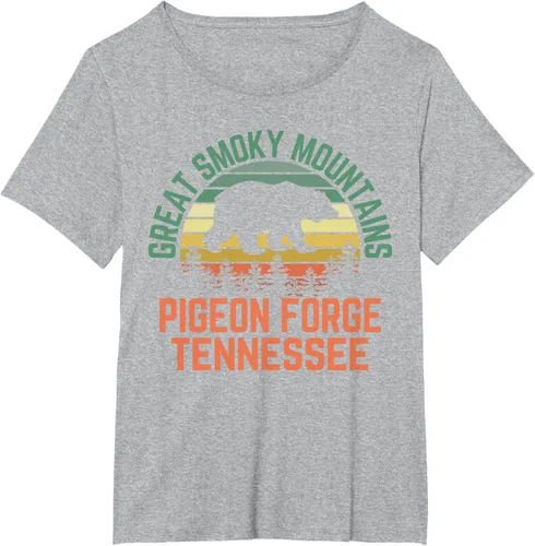 Vista 54 de Camiseta Pigeon Forge Great Smoky Mountains National Park Tennessee, Negro, S