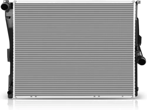 Vista 91 de SCITOO Conjunto de radiador de aluminio refrigerante del motor para 1986-1994 para Nissan D21 2.4L 3.0L 1987 para Nissan para Pathfinder 2.4L