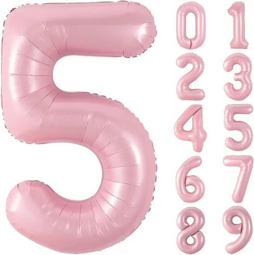 Vista 158 de Globos gigantes de números negros de 40 pulgadas, globos de aluminio de Mylar con helio para cumpleaños, globo número 0 para decoración de fiestas