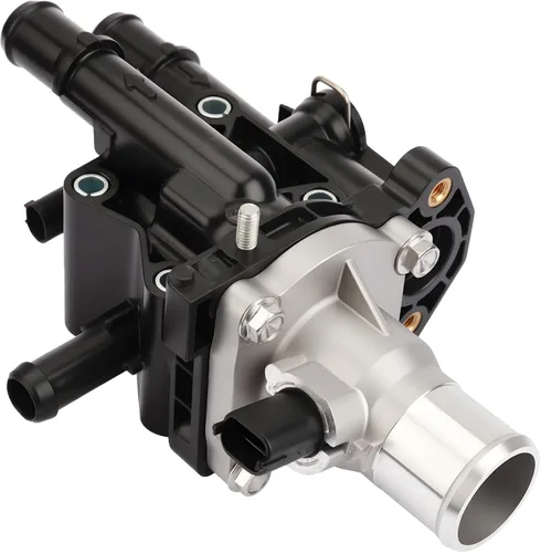 Vista 27 de Ensamble de carcasa de termostato IRONTEK con sensor 2L2Z8592AA para Ford Explorer 2002-2010, Explorer Sport Trac 2007-2010, para Mercury