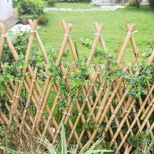 Vista 9 de homEdge Guirnalda de boj artificial, 2 paquetes de 6 pies de vegetación realista para colgar en la pared de telón de fondo de boda, arco de fondo