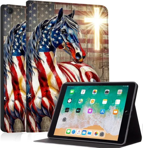 Vista 8 de Case for iPad mini A17 Pro (7th/6th Gen 2024/2021), Slim Shockproof Protective Cover with Auto Sleep/Wake, Durable PU Leather Multi-Angle Stand