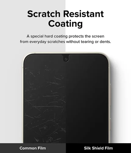 Vista 8 de Ringke Película protectora de seda [2 unidades] Compatible con Samsung Galaxy S23 Plus 5G, película protectora multicapa de calidad premium