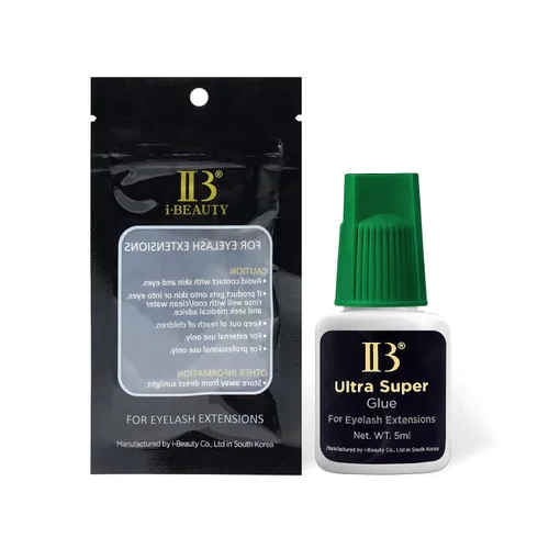 Vista 2 de Lava Lash - 1 extensión de pestañas Ibeauty Ultra Super Glue de 0.2 fl oz, pegamento de extensión de pestañas semipermanente, tiempo de secado