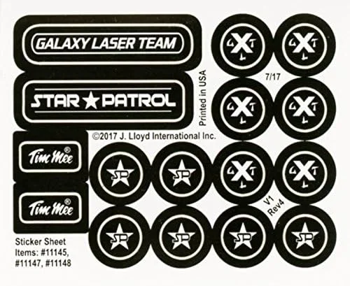 Vista 7 de TimMee Galaxy Laser Team Space Figuras Negro vs Plata 50 piezas Hecho en Estados Unidos