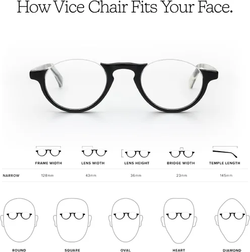 Vista 4 de eyebobs - Vicepresidente Gafas de lectura prémium para hombres y mujeres Marco de medio borde