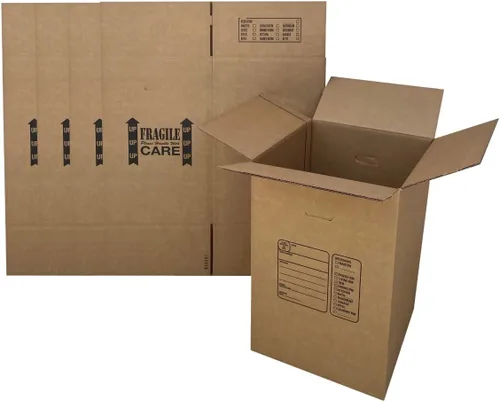 Vista 4 de UBMOVE - Cajas de mudanza de cocina de 18 x 18 x 28 pulgadas, paquete de 4