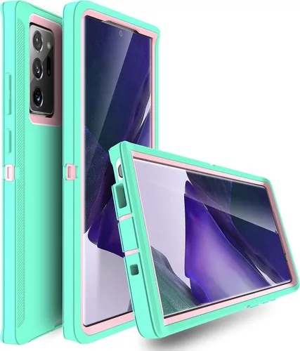 Vista 3 de Funda protectora de alta resistencia con protector de pantalla [3 capas] de goma resistente a prueba de impactos