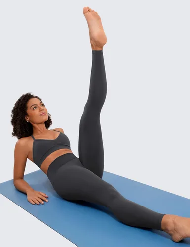 Vista 35 de CRZ YOGA - Butterluxe Leggings de cintura alta para mujer, leggings de entrenamiento, pantalones extrasuaves para hacer yoga o descansar, 28 pulgadas