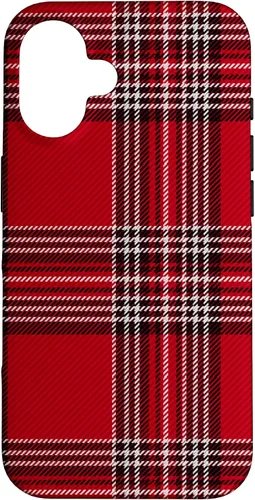 Vista 28 de Funda con diseño de Navidad a cuadros rojos para iPhone 13 Pro Max