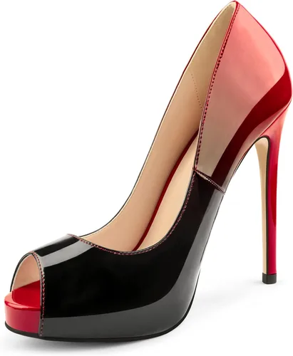 Vista 4 de Eithy Zapatos de tacón alto para mujer, plataforma para fiestas, uso diario
