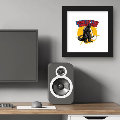 Vista 5 de Trends International Gallery Pops Godzilla - Póster de pared de rey de los monstruos, 12.00 x 12.00 pulgadas, versión de marco negro