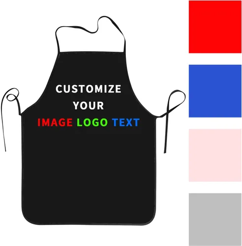 Vista 6 de Delantal personalizado, delantales personalizados para mujeres y hombres, mandiles para hombres de cocina, regalos personalizables para Navidad