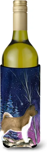 Vista 254 de Caroline's Treasures SS8447CC Starry Night English Bulldog - Enfriador para latas o botellas, lavable, funda plegable con aislamiento para bebidas