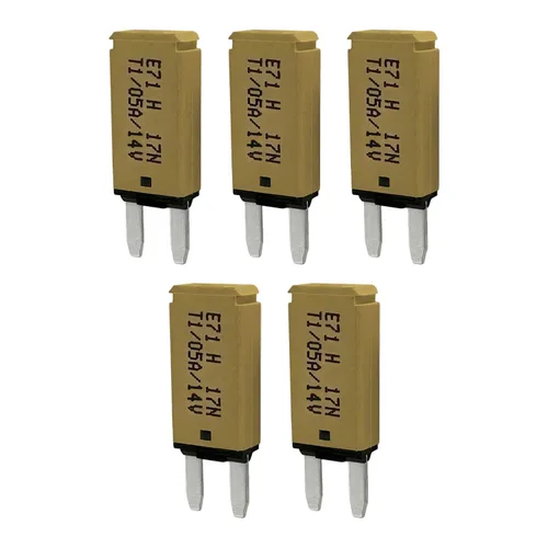 Vista 18 de Mini ATM Auto Reinicio 5 Amperios Disyuntor de Circuito Fusible para Protección de Batería de Audio Automotriz Marina RV Coche Camión (T1) Reinicio