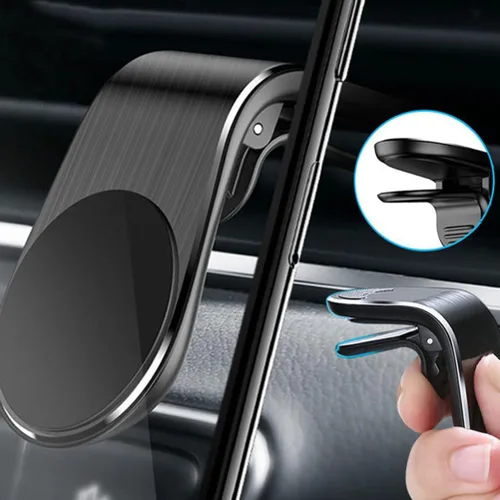 Vista 5 de Hemoton Soporte de teléfono para ventilación de coche, soporte magnético para teléfono celular, soporte manos libres en soporte de teléfono