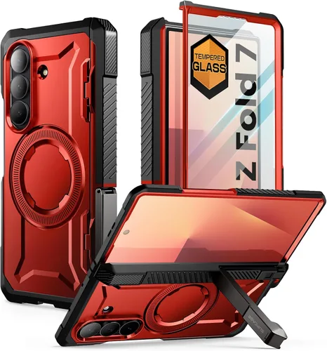 Vista 14 de SUPCASE Funda para Samsung Galaxy Z Fold 7 con Soporte (UB Grip), [Compatible con MagSafe] [Protector de Pantalla de Vidrio Templado Integrado]