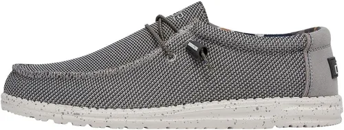 Vista 11 de Hey Dude Wally Eco Stretch Mocasines para hombre, cómodos y ligeros aleación