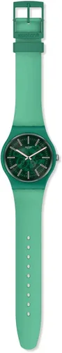 Vista 2 de Swatch Sunbrush Grass - Reloj para hombre con esfera verde de cuarzo SO29G100