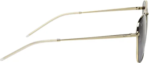 Vista 3 de Ray-Ban Man Sunglasses Black On Gold Frame, Grey Lenses, 55MM Negro sobre oro/gris claro gradiente gris oscuro