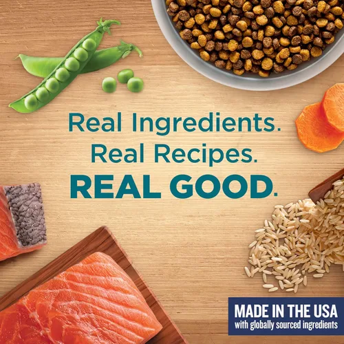 Vista 7 de Nutrish Rachael Ray Alimento seco para gatos Receta de salmón real y arroz integral, bolsa de 2.5 libras