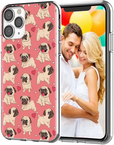 Vista 14 de Funda para iPhone 12, para iPhone 12 Pro, funda protectora completa a prueba de golpes, delgada, suave, TPU transparente, para niñas, mujeres