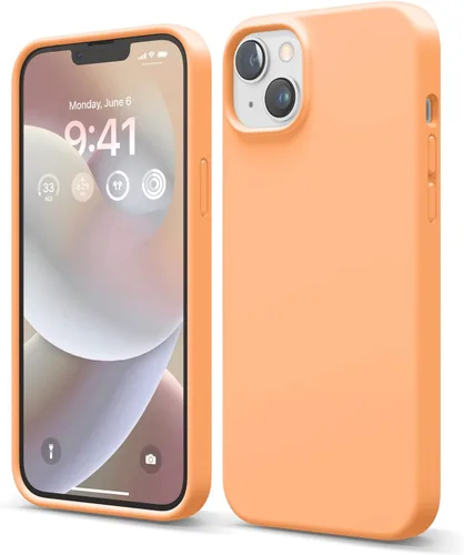 Vista 9 de elago Funda compatible con iPhone 14 Plus, de silicona líquida, funda protectora de cuerpo completo, a prueba de golpes, diseño delgado, forro