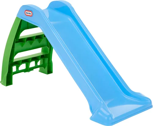 Vista 6 de Little Tikes Easy Store - Tobogán grande, azul/verde