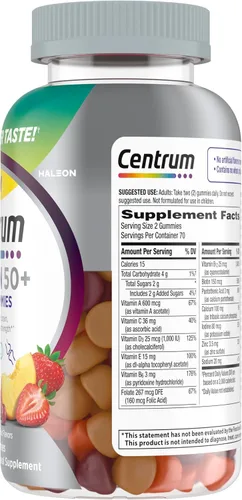 Vista 14 de Centrum MultiGummies para mujeres de 50 años o más, 140