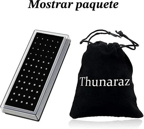 Vista 9 de Thunaraz Pernos Recto en Forma de L de Acero Inoxidable para la Nariz, Joyería para el Cuerpo, 20G-22G, 1.5mm, 2mm, 2.5mm