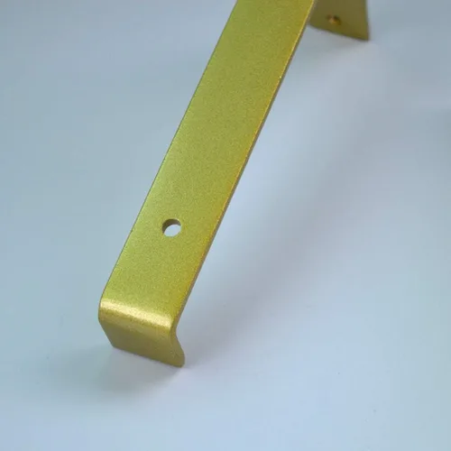 Vista 4 de Soportes para estante de esquina de labio montados en la pared, soportes flotantes para estante de cocina, soportes para estante en ángulo recto