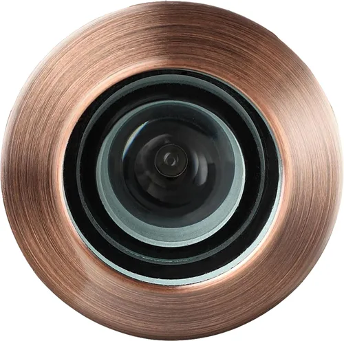 Vista 6 de TOGU TG3828YG-AC - Visor de puerta de latón macizo de 220 grados con cubierta de privacidad resistente para puertas de 1-3/5 a 2-1/6 pulgadas Cobre