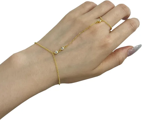 Vista 127 de Pulsera de plata de ley 925 para mujer, pulsera de mano para mujer, pulseras esclavas de 7 a 9 pulgadas ajustable