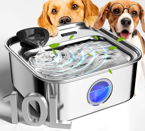 Vista 7 de oneisall 8Set filtros para fuente de agua de perro de acero inoxidable de 10L/2.64 galones