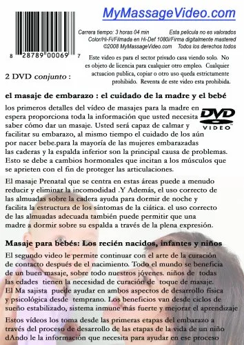 Vista 2 de La familia Masaje Pack Embarazo Baby Masaje 2 DVD conjunto version 20