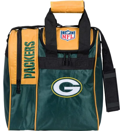 Vista 17 de KR Strikeforce Officially Licensed NFL Single Bowling Ball Tote Bag with Shoe Compartment
