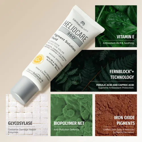 Vista 3 de Heliocare 360 Solución de Pigmento Fluido SPF50 50ml