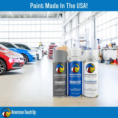 Vista 2 de American Touch Up Pintura en aerosol (capa base) compatible con Jeep - Selecciona tu color (145/LGH/PGH Commando)